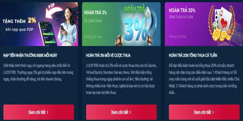 Bàn chơi casino trực tuyến sôi động tại Luckywin